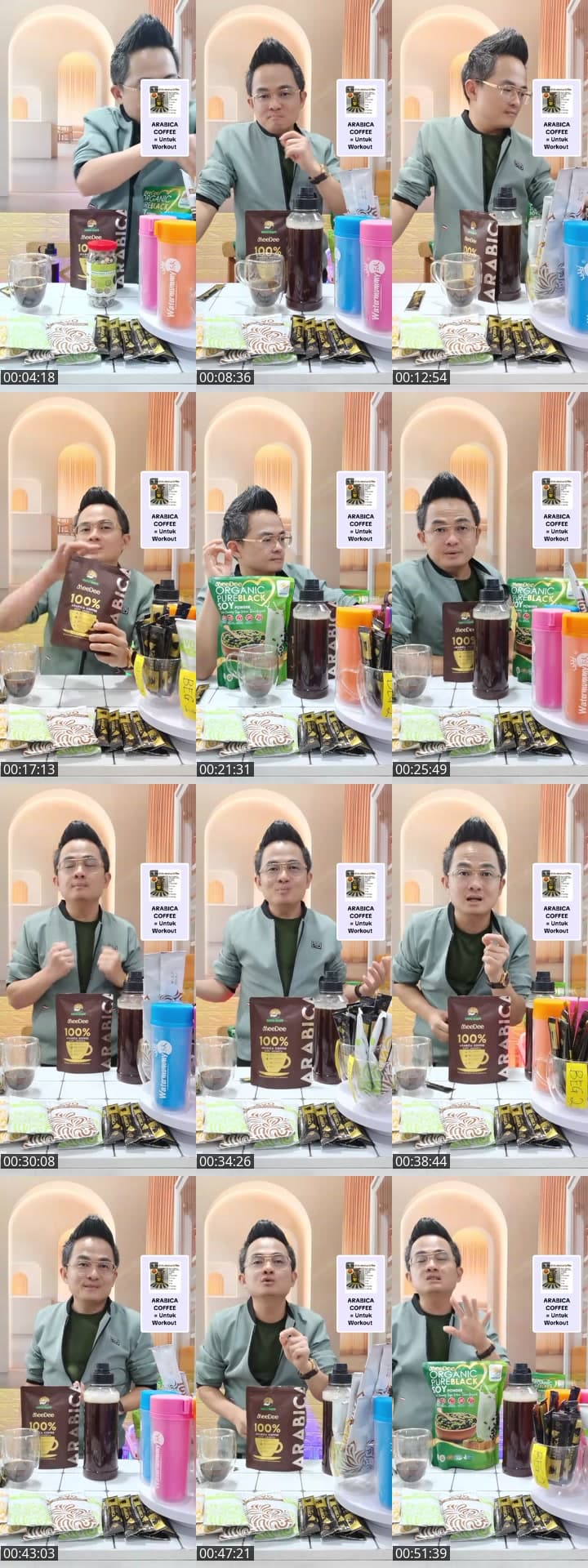DIET Sihat ngopi time senaman