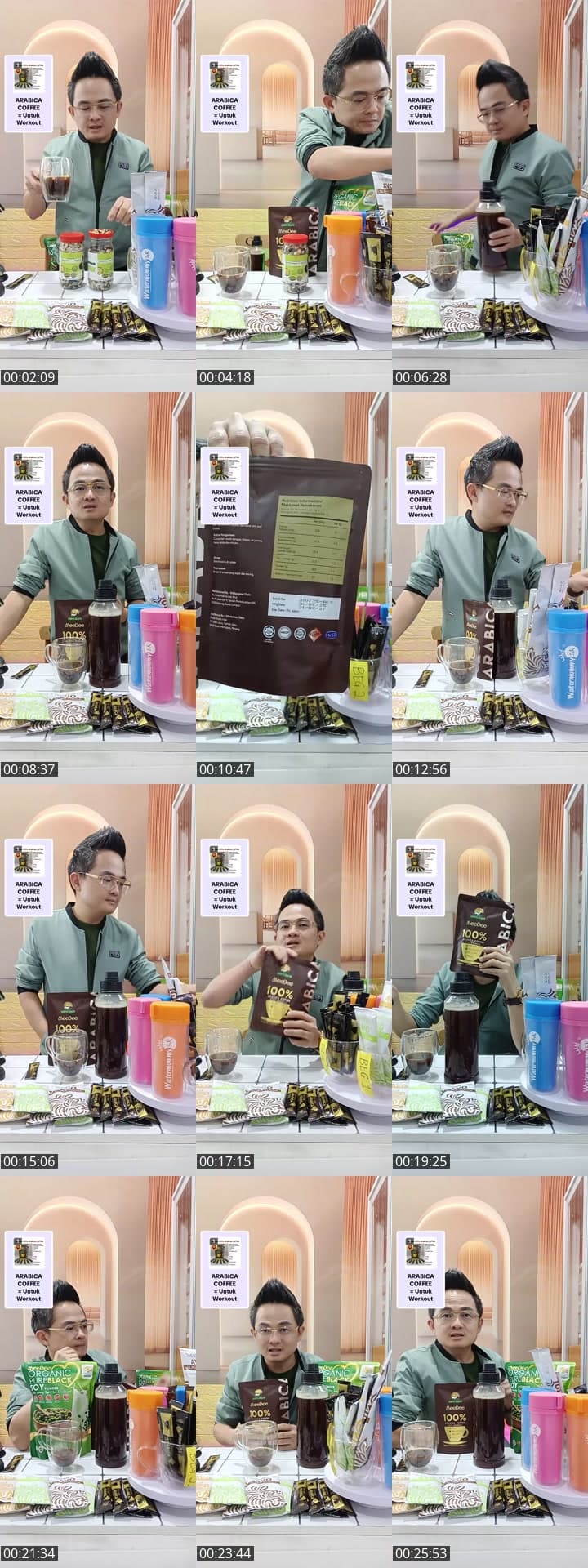 DIET Sihat ngopi time senaman