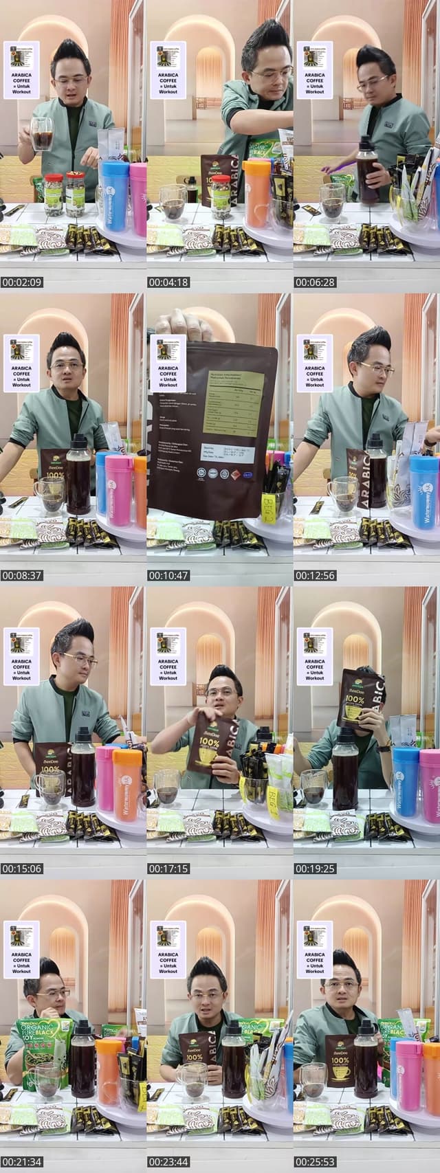 TikTok live: DIET Sihat ngopi time senaman by @waterdaddy_oe