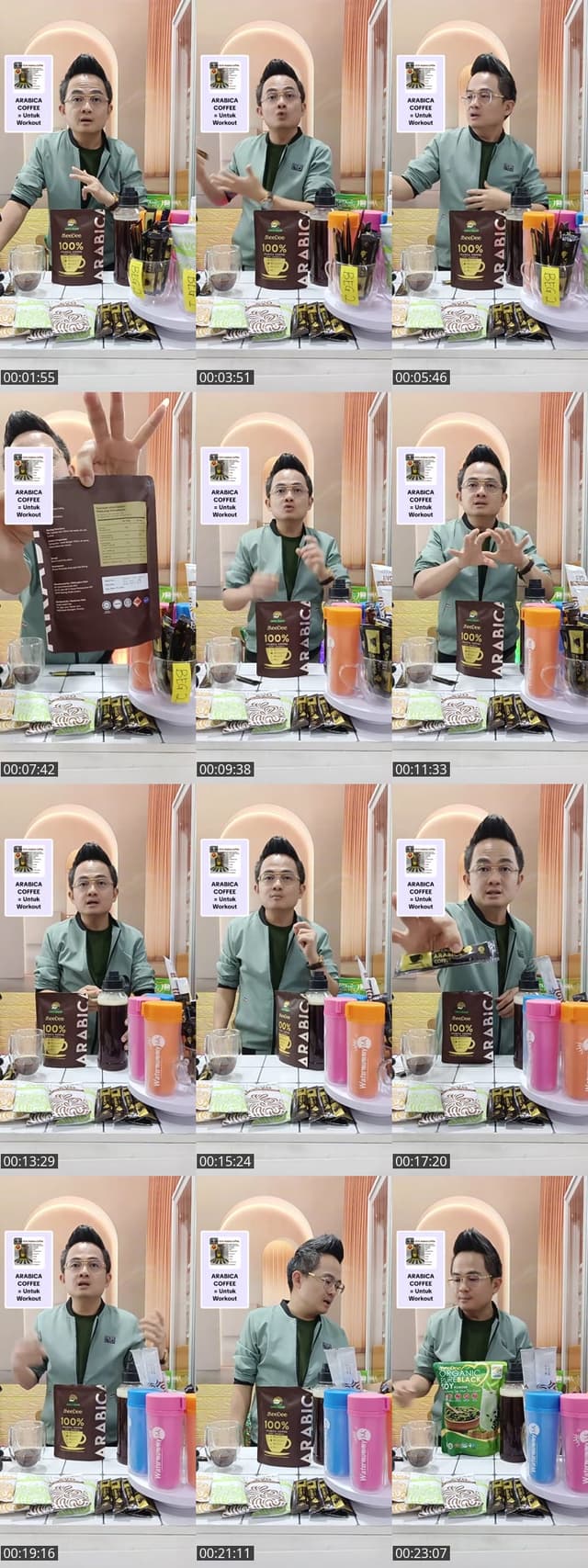 TikTok live: DIET Sihat ngopi time senaman by @waterdaddy_oe