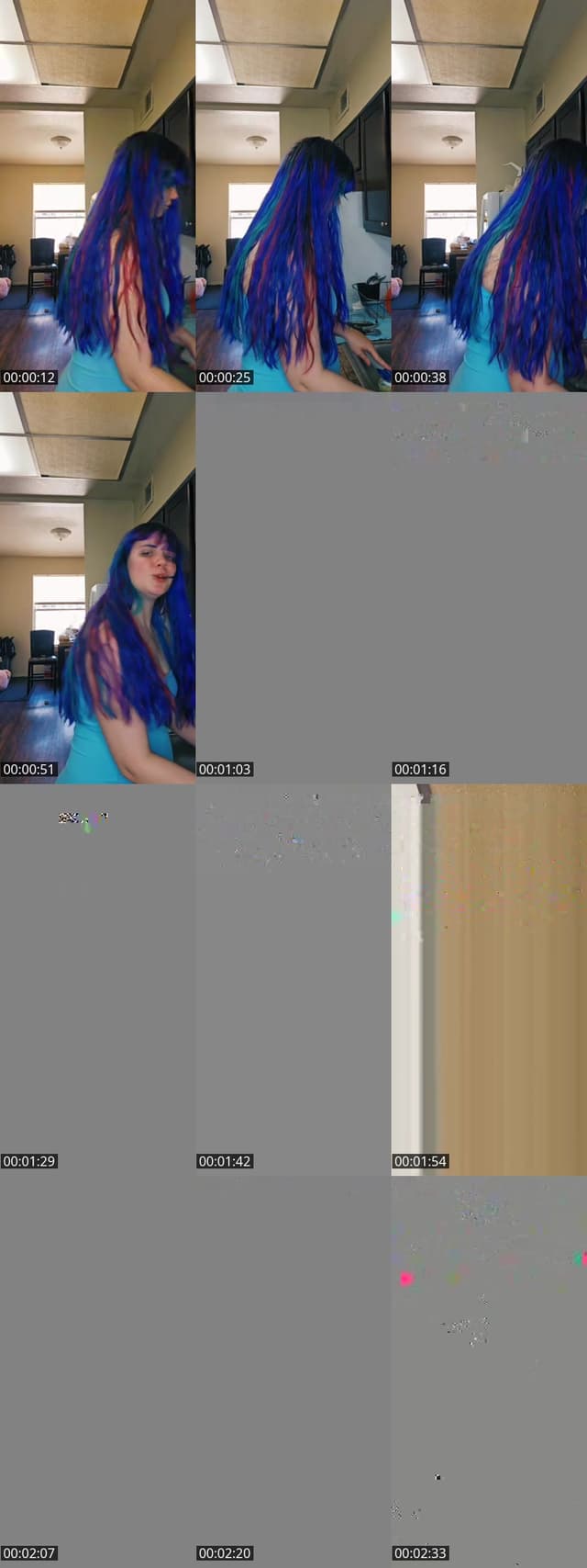 TikTok live: dyed my hair 🥰 by @blue.eyes.blue.skys