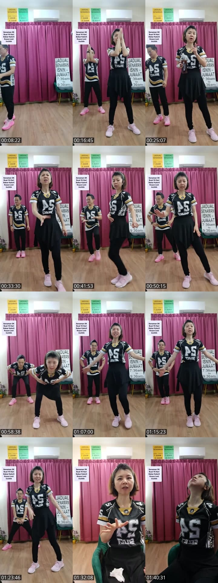 Senaman tak berlari melompat 💃