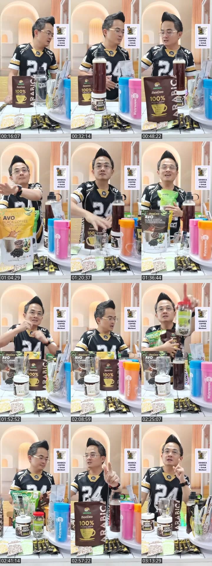 DIET Sihat ngopi time senaman