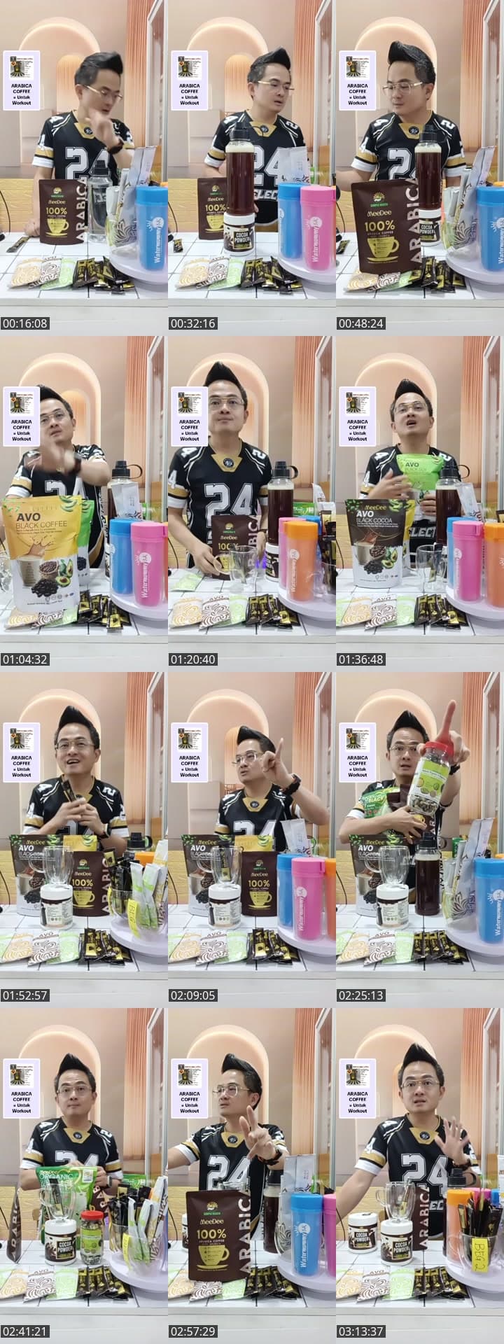 DIET Sihat ngopi time senaman