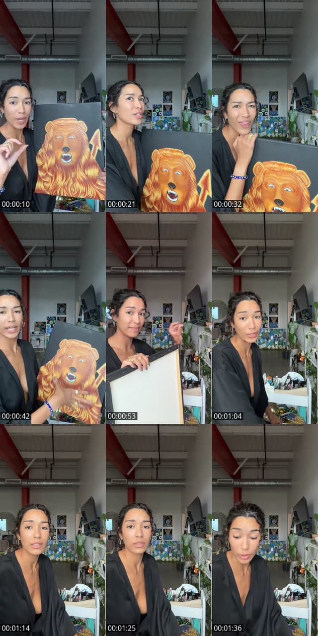 TikTok live: Painting with me 🫶🏽💕🦋 by @gabbsd24