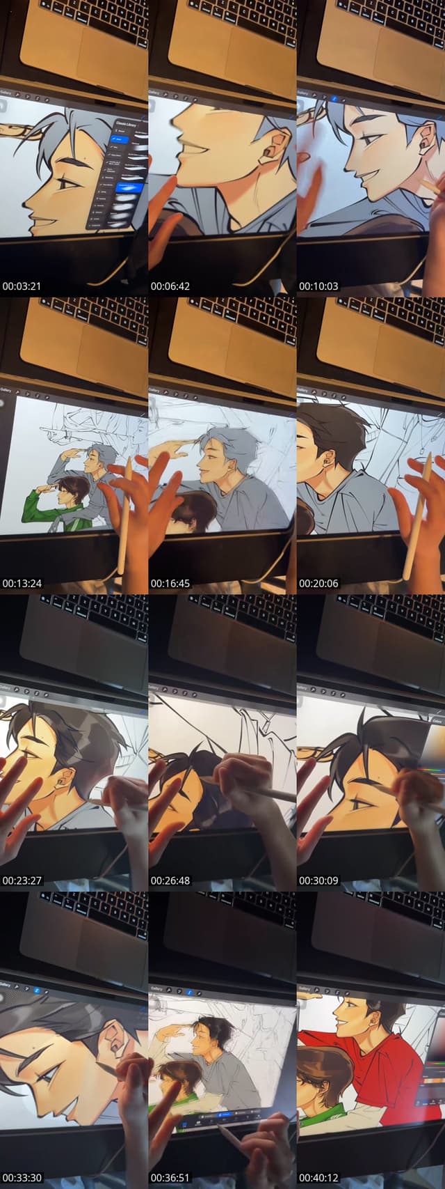TikTok live: Drawing by @jiwooundercover