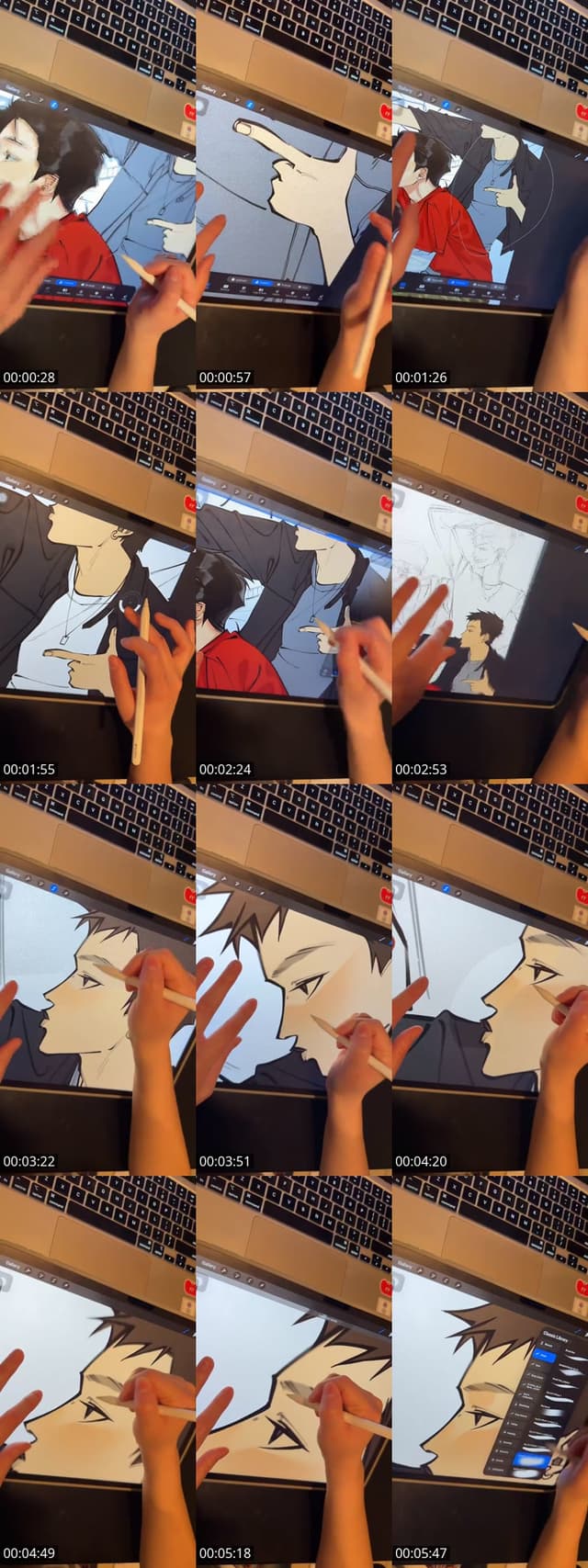 TikTok live: Drawing by @jiwooundercover