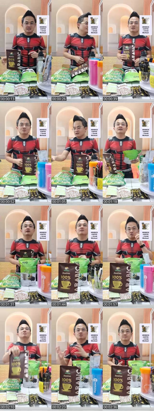 TikTok live: DIET Sihat ngopi time senaman by @watermummy_5k