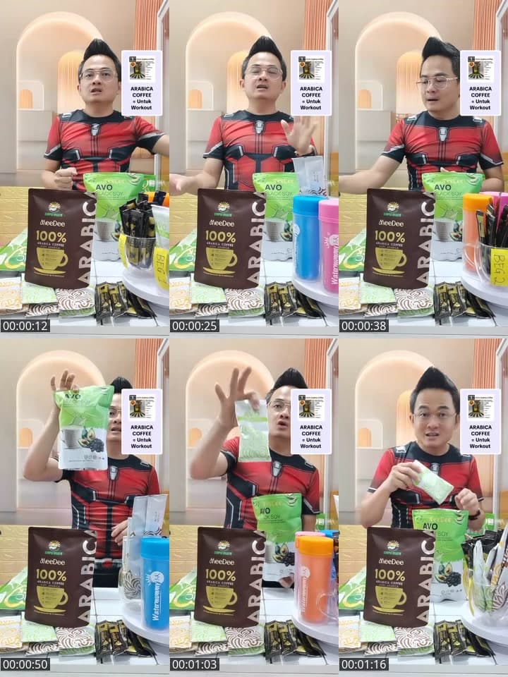 DIET Sihat ngopi time senaman