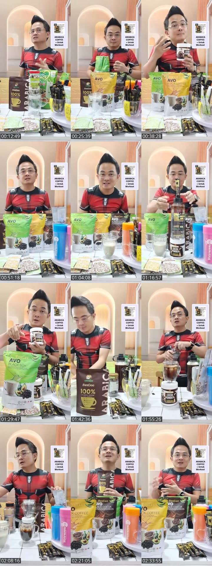 DIET Sihat ngopi time senaman