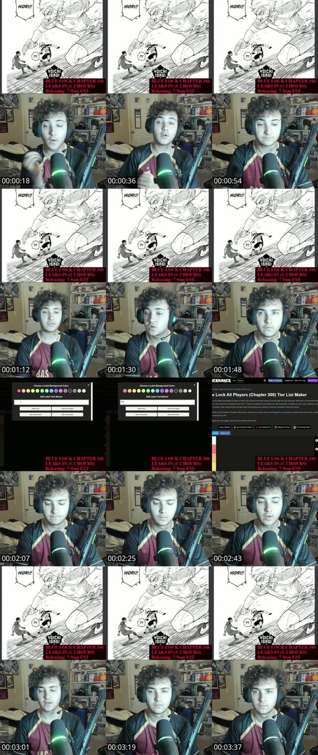 TikTok live: BLUE LOCK DRAFT BATTLE PREP by @aerosassain