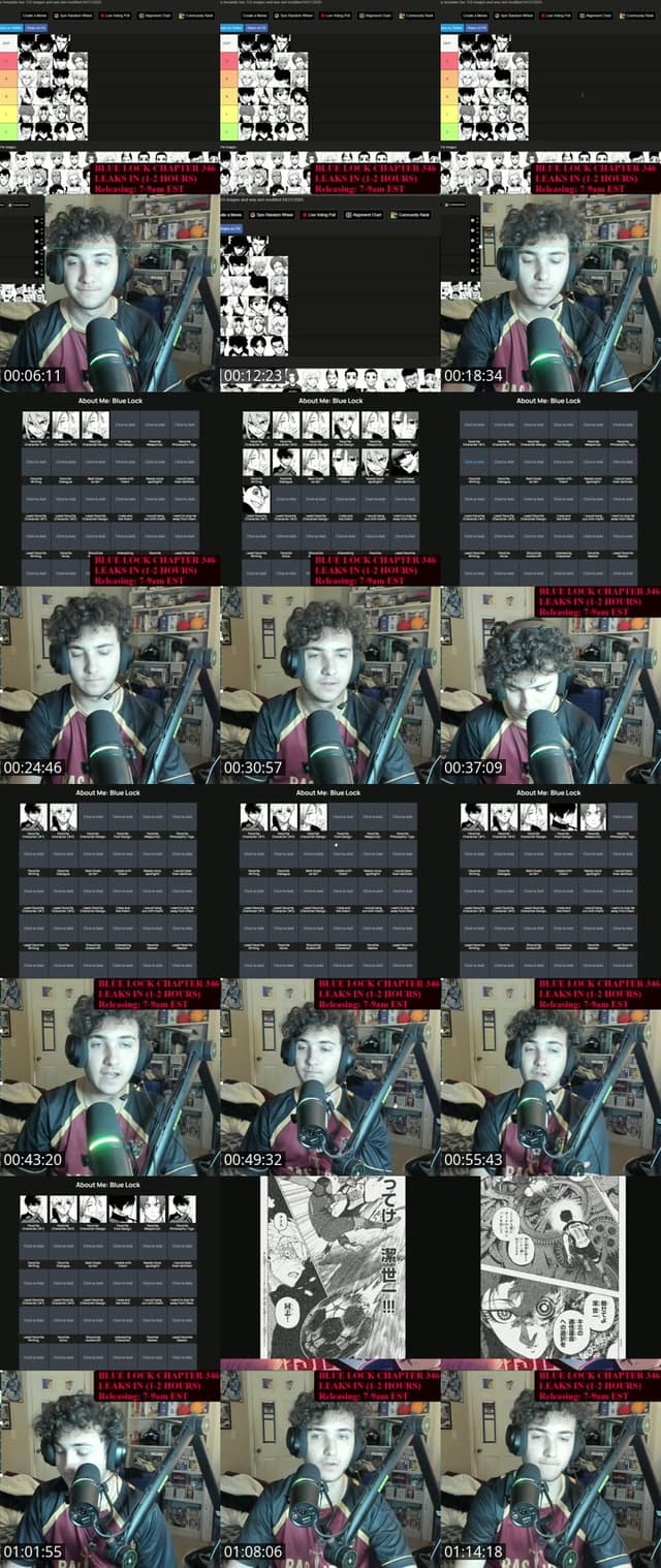 TikTok live: BLUE LOCK DRAFT BATTLE PREP by @aerosassain