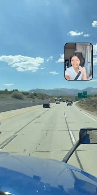 TikTok live: OTR PASSENGER POV🚛🩷 by @yin6863