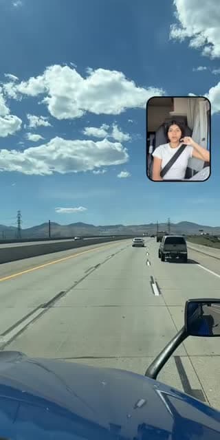TikTok live: OTR PASSENGER POV🚛🩷 by @yin6863