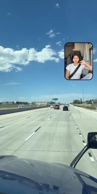 TikTok live: OTR PASSENGER POV🚛🩷 by @yin6863