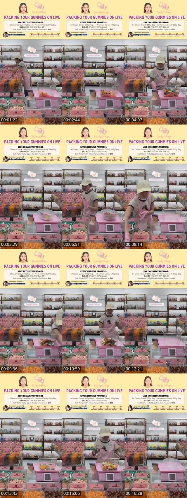 TikTok live: CANDY COTTAGE 🍬 by @denisealexis