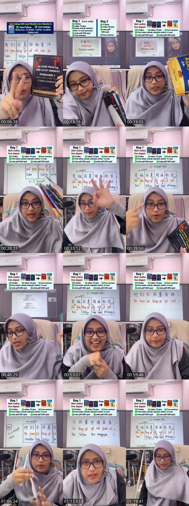 TikTok live: 3 AYAT MUDAH ZERO MANDARIN by @cikgumandarinzazah