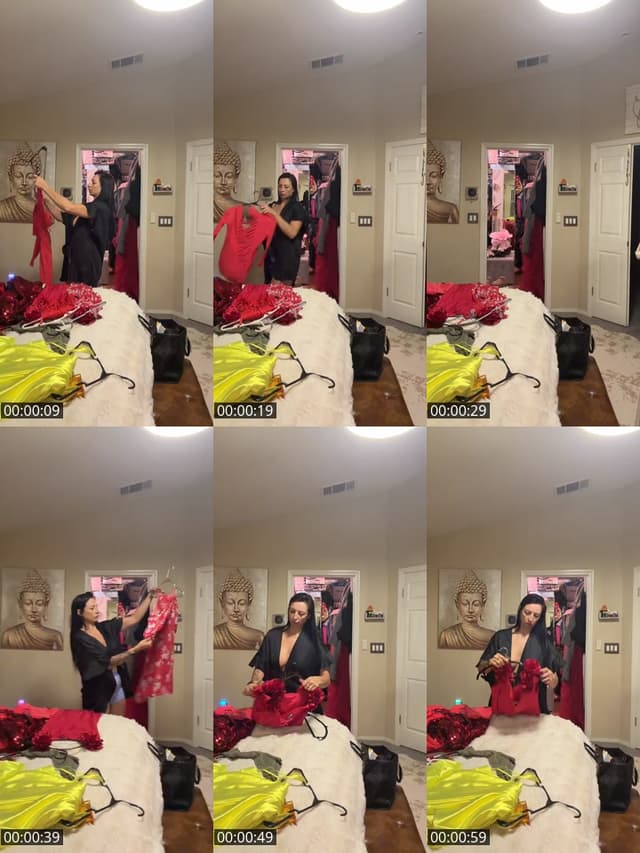 TikTok live: Cleaning out the closet by @mslizerellaa