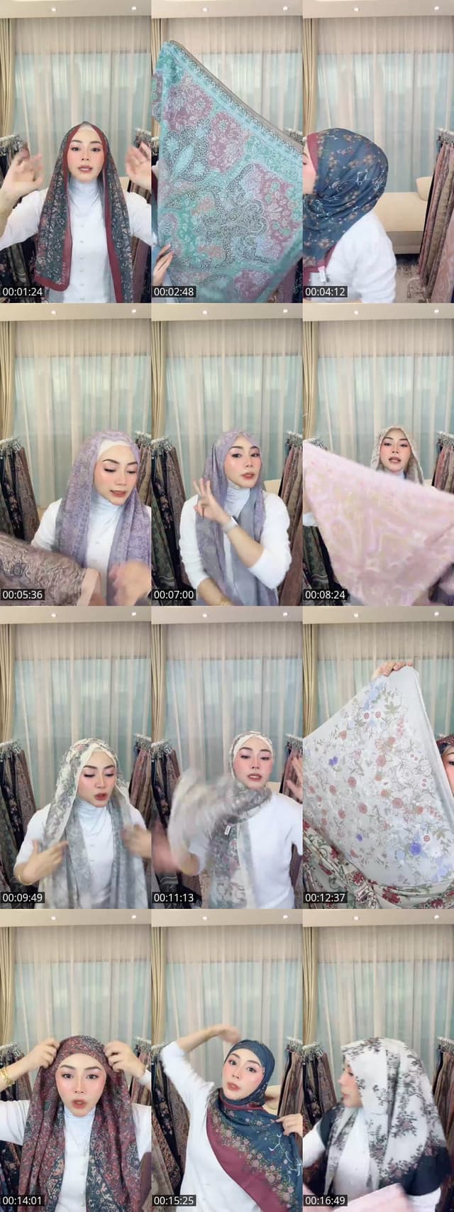 TikTok live: REVIEW SHAWL N BAWAL CANTIK ~ 😍 by @theainqurratu