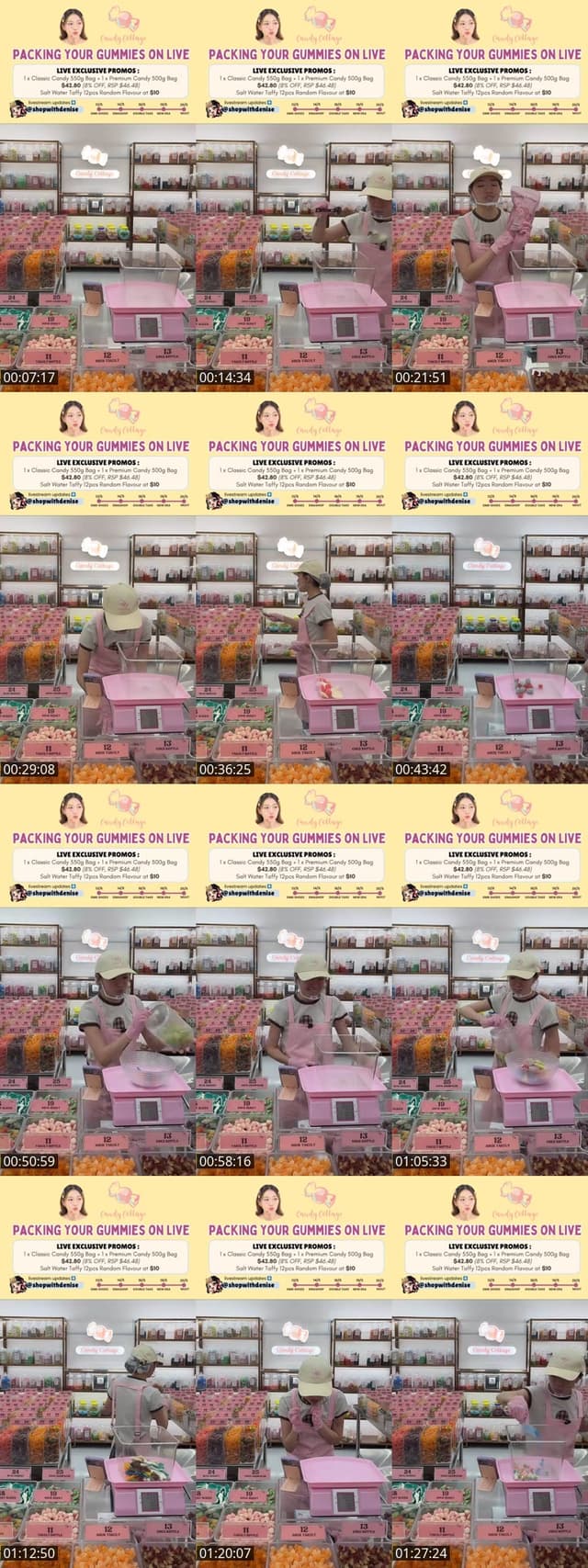 TikTok live: CANDY COTTAGE 🍬 by @denisealexis