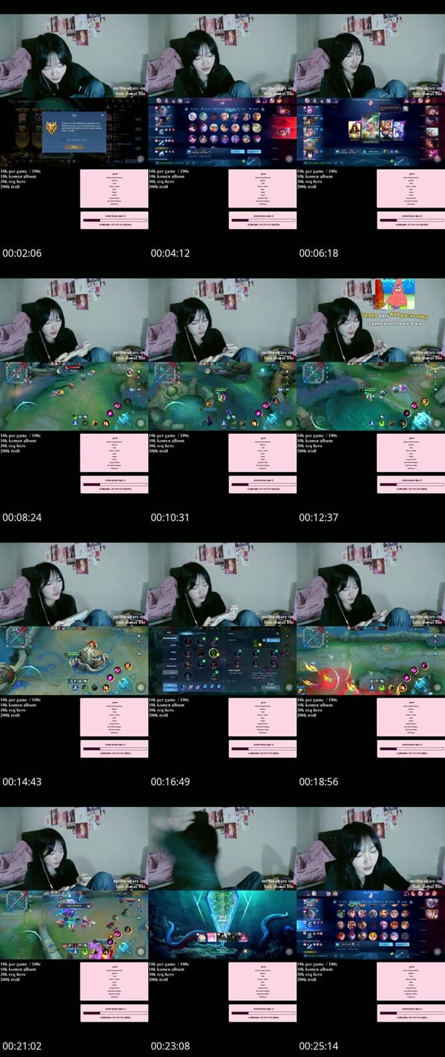TikTok live: mabar piviv by @sera_xssid
