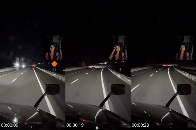 TikTok live: OTR PASSENGER POV🚛🩷 by @yin6863