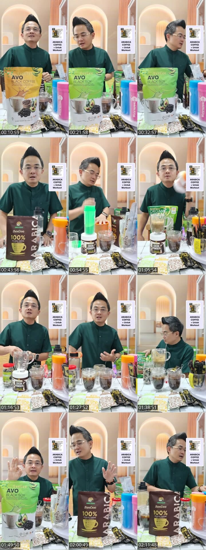 DIET Sihat ngopi time senaman