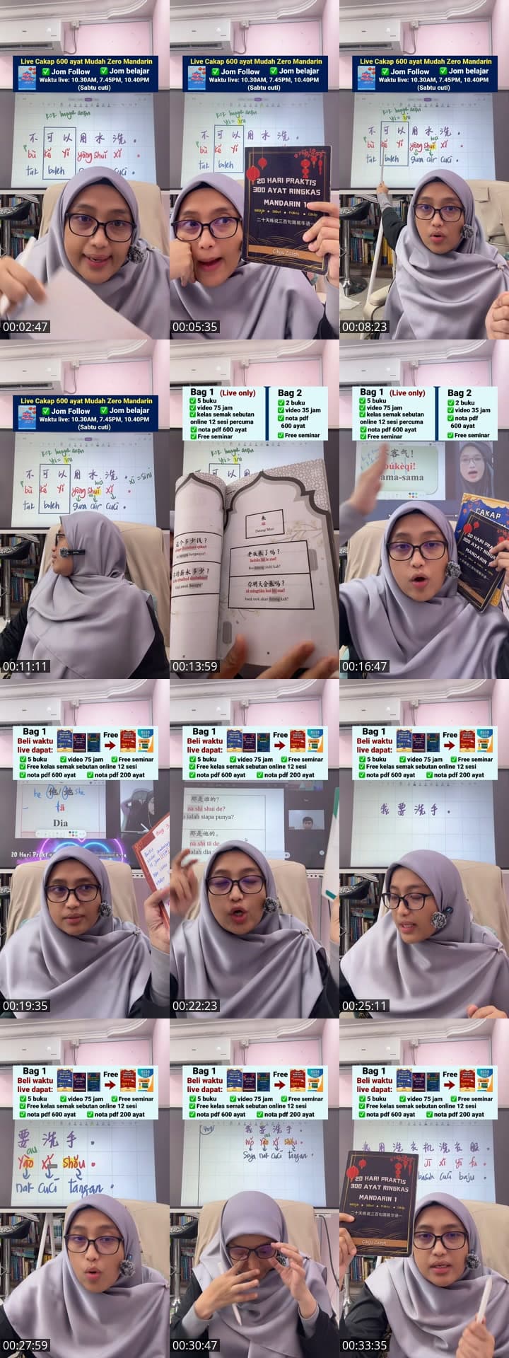 3 AYAT MUDAH ZERO MANDARIN