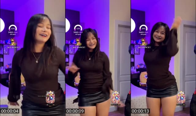 TikTok live: DANCEEE by @spiderjink