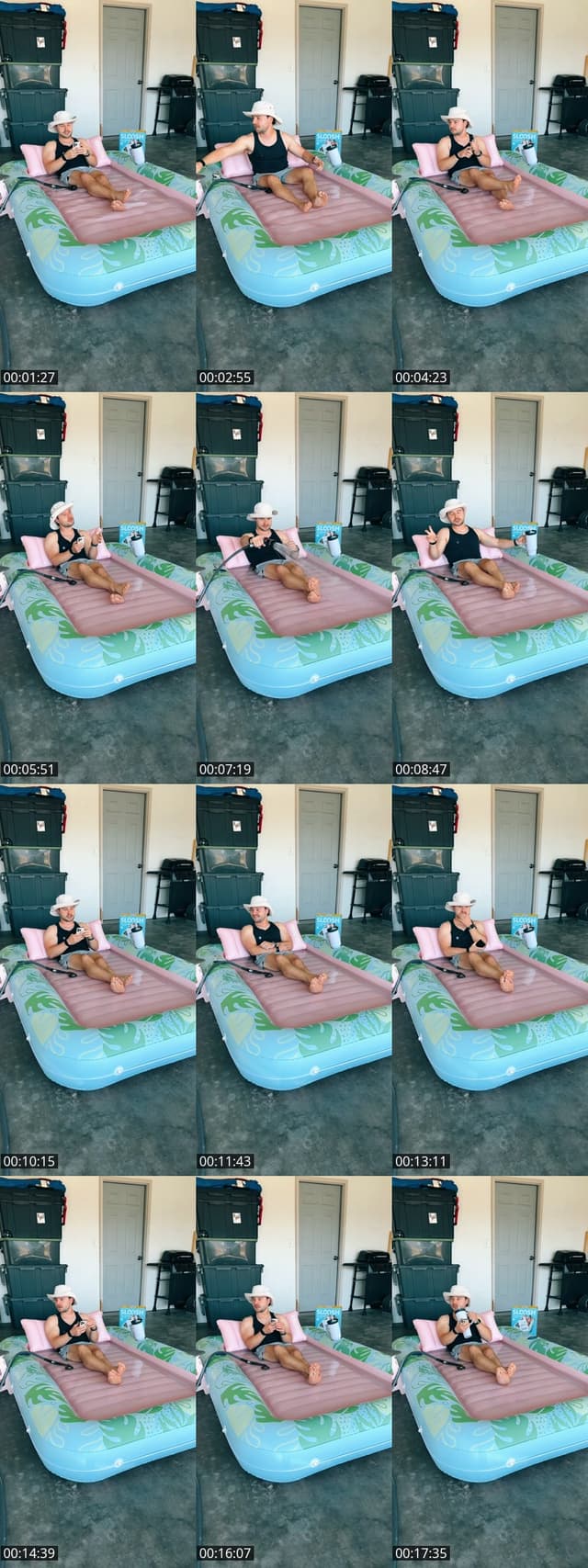 TikTok live: Tanning Pool Inflatable Float by @joshs_finds