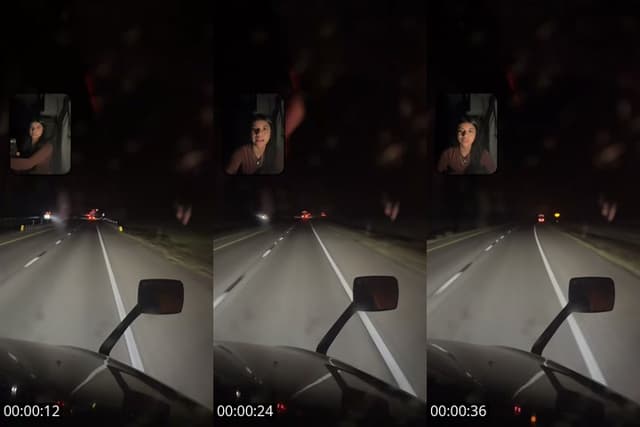 TikTok live: OTR PASSENGER POV🚛🩷 by @yin6863