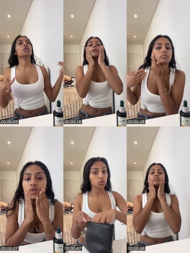 TikTok live: Grwm by @.suvsingh