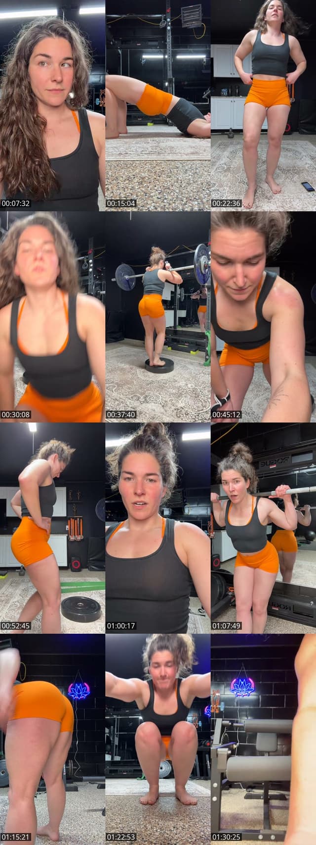 TikTok live: Leg day by @natty_nat__88