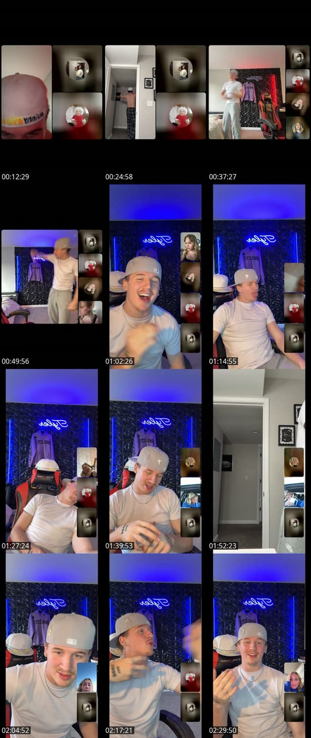 Past TikTok live: MY CHAT IS HOT😁🤍 by @tylernoliar