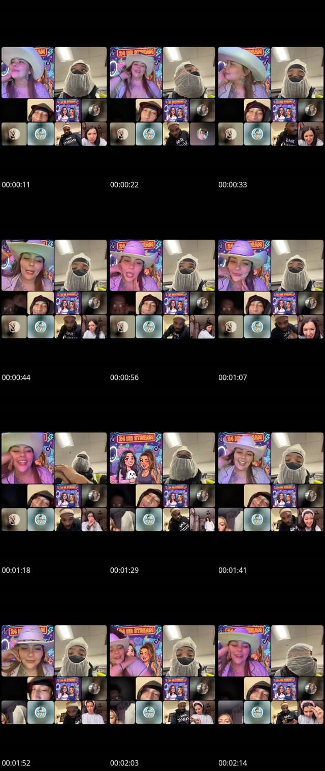 TikTok live: UNBANISHMENT SLEEPOVER 😈💢 by @sweetashunny98
