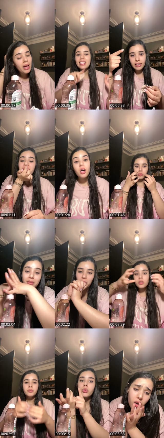 TikTok live: Get unready with me 🎀 by @lilwhitebird