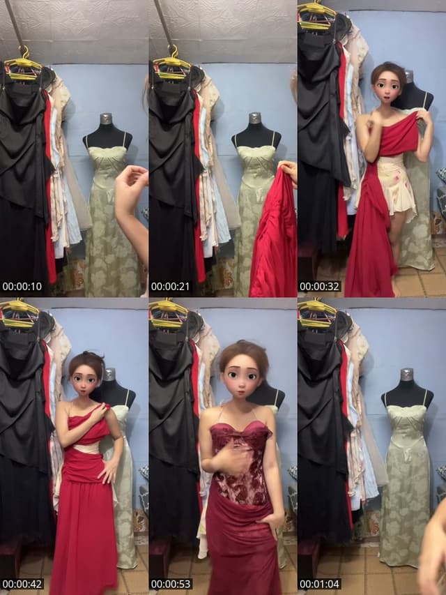 TikTok live: Premium dress by @leighscelestialclothing