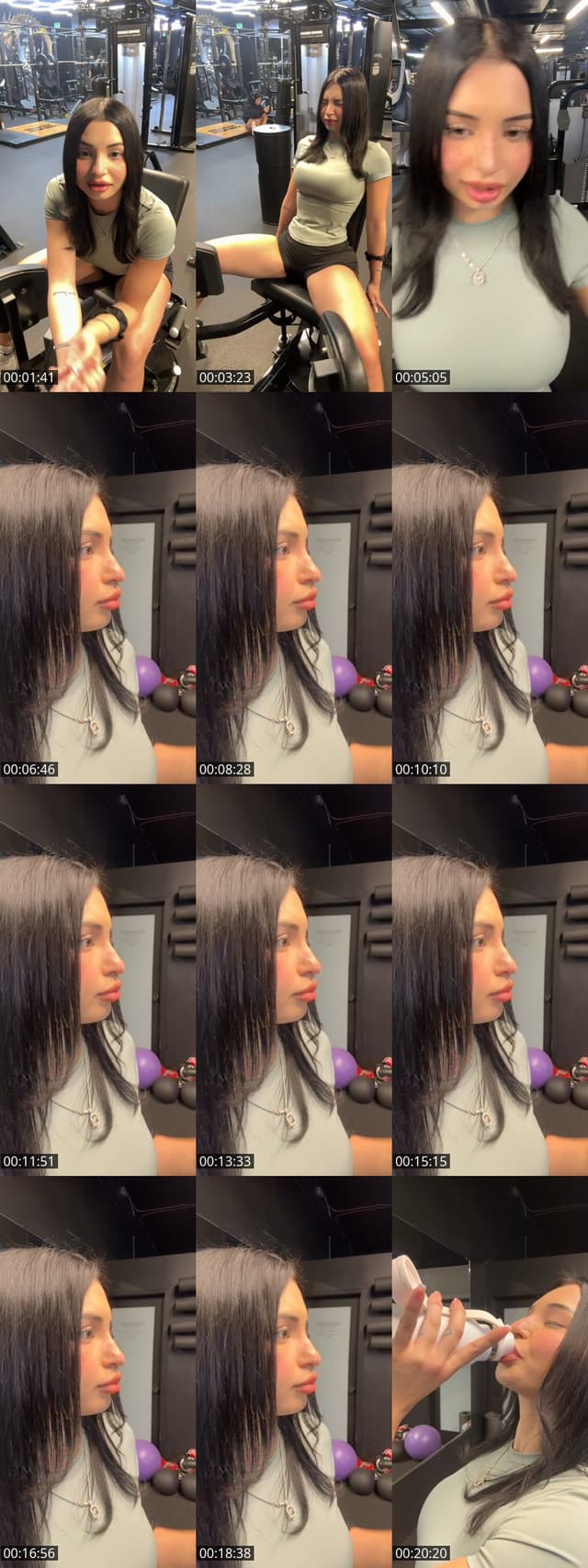 TikTok live: Gym with me🫶🏼 by @adriianaaa_a