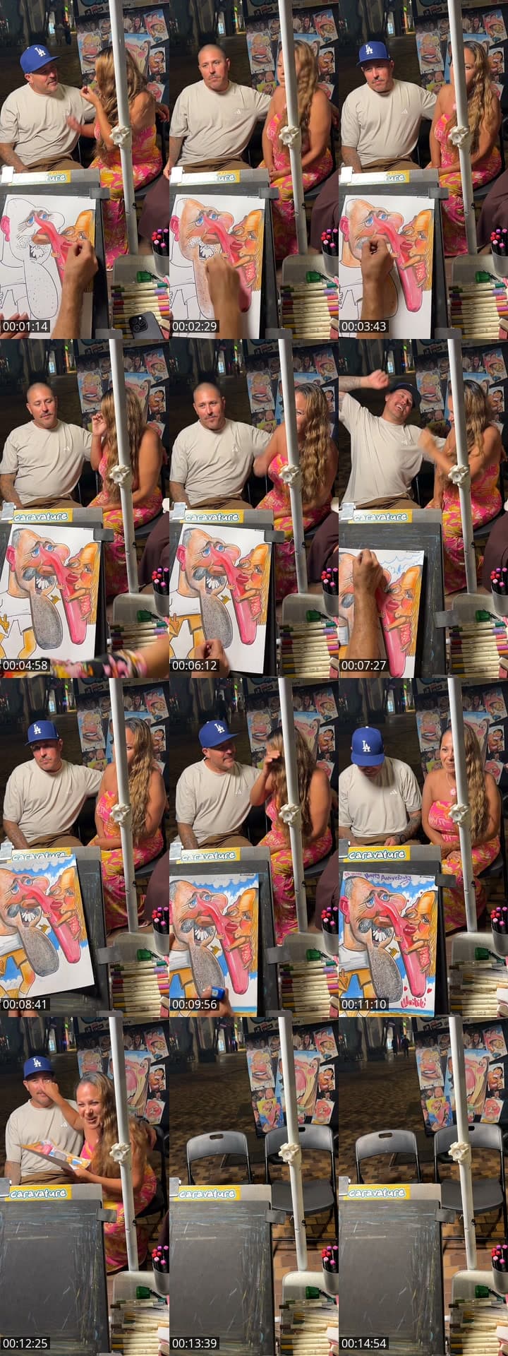 Leon is drawing at Waikīkī HI