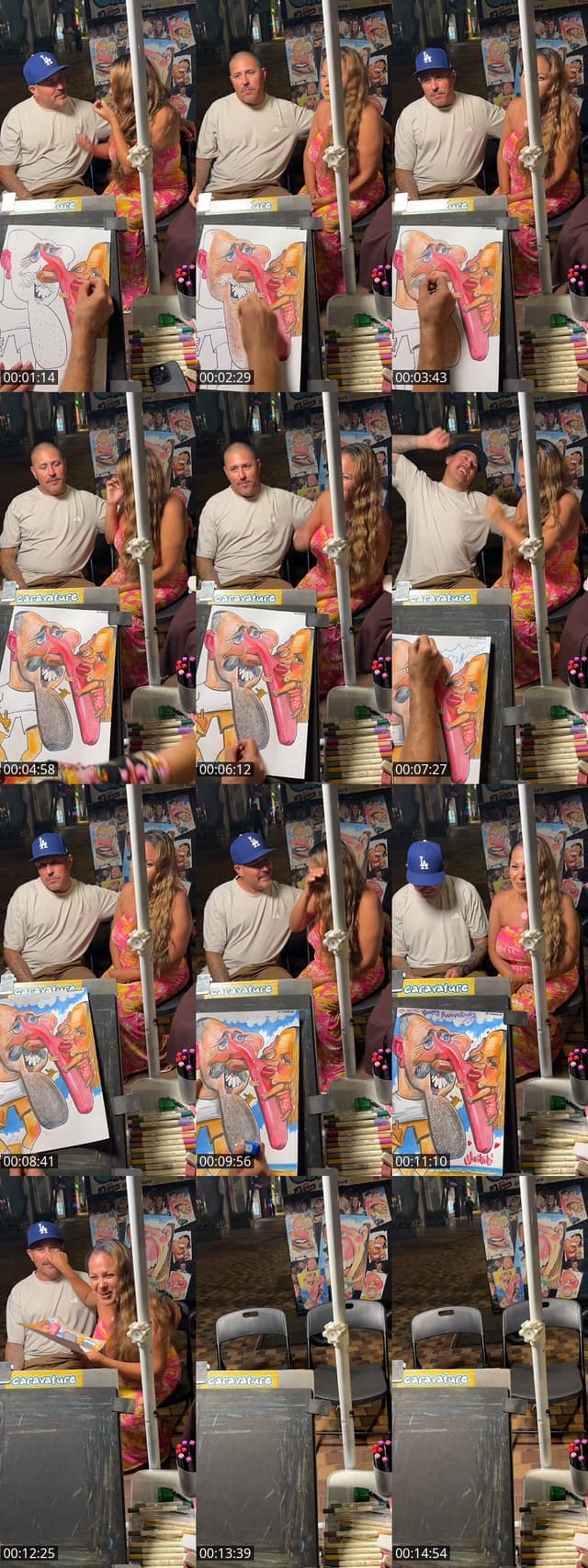 TikTok live: Leon is drawing at Waikīkī HI by @caravature