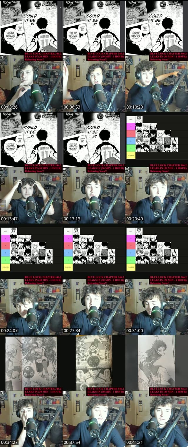 TikTok live: BLUE LOCK CH 346.2 LEAKS by @aerosassain