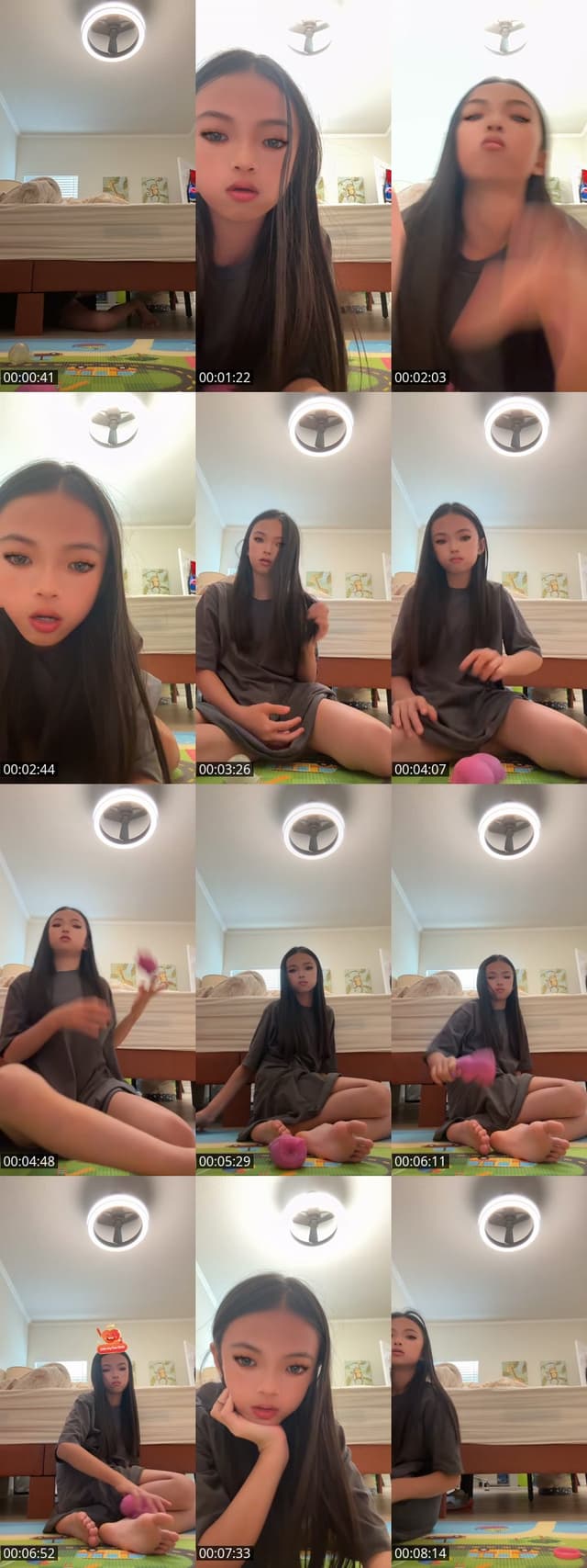 TikTok live: 1 galaxy=1 dare by @michaela_akaurbestie