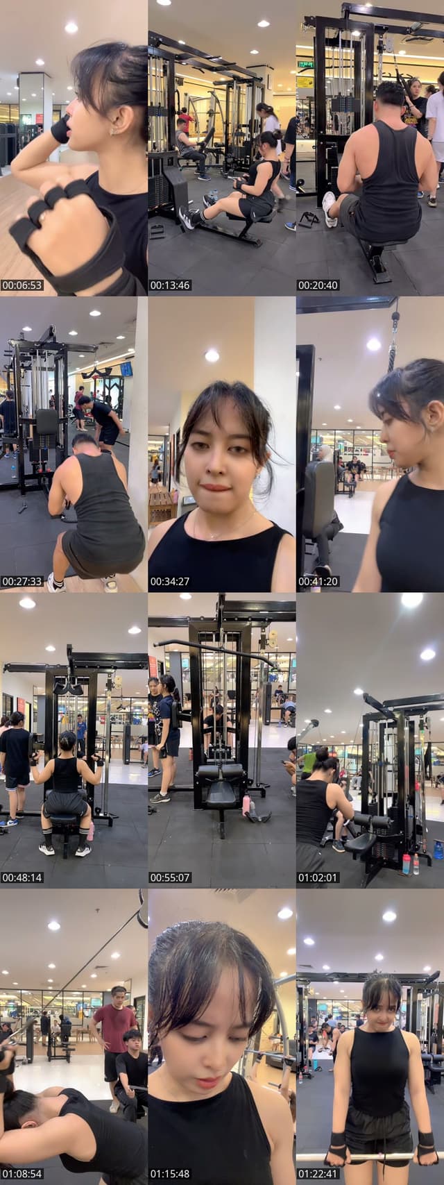 TikTok live: Gym soree by @sintaaalesha
