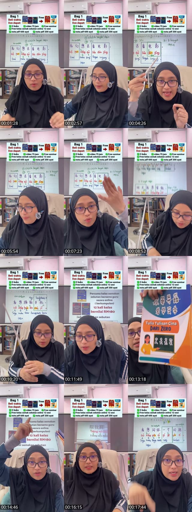 TikTok live: 3 AYAT MUDAH ZERO MANDARIN by @cikgumandarinzazah