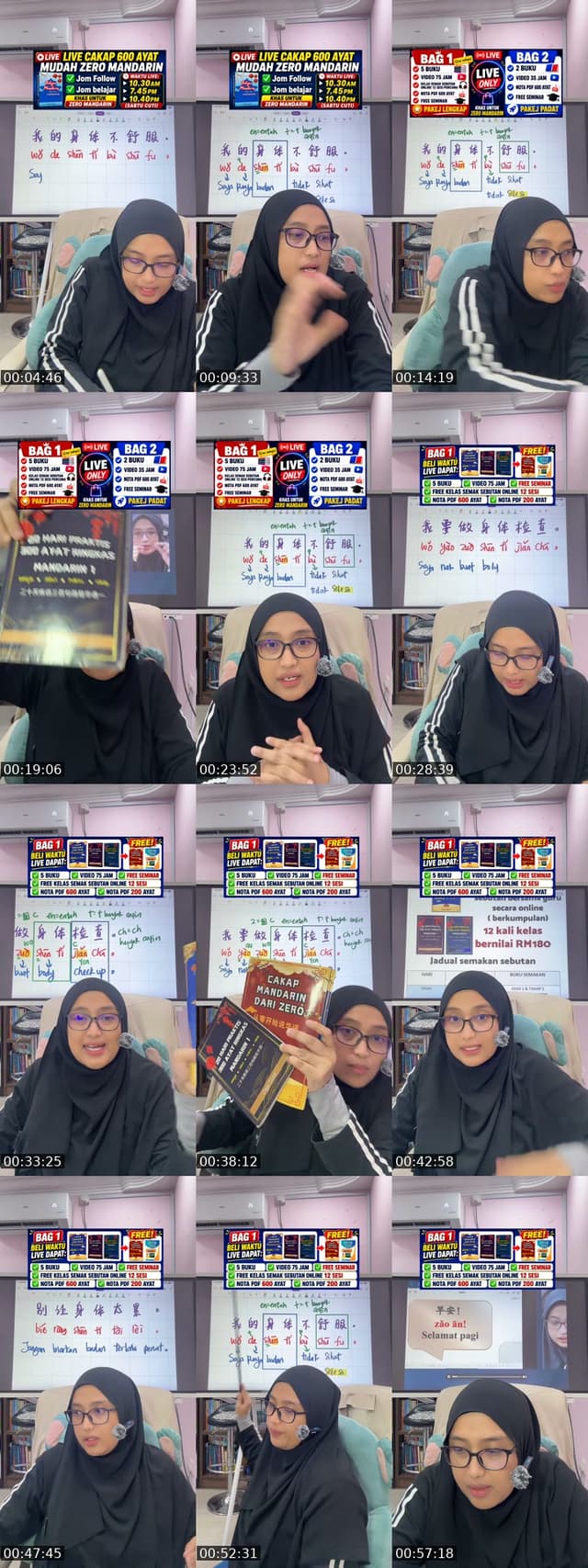 TikTok live: 3 AYAT MUDAH ZERO MANDARIN by @cikgumandarinzazah