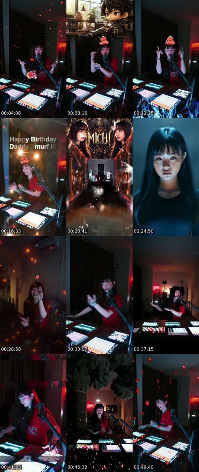 TikTok live: party time !!! by @chellemichii