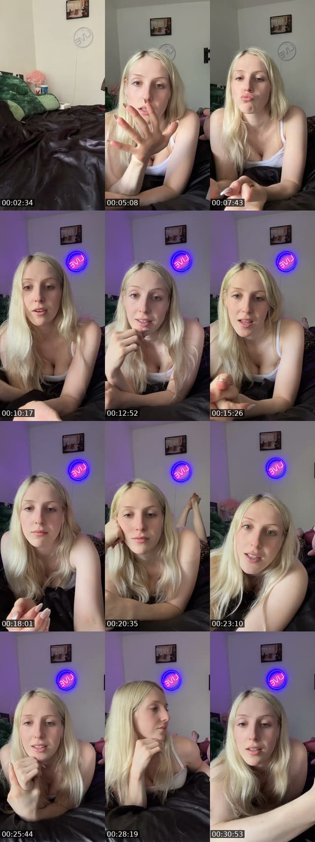 TikTok live: Happy Thursday :) by @cimeimblonde