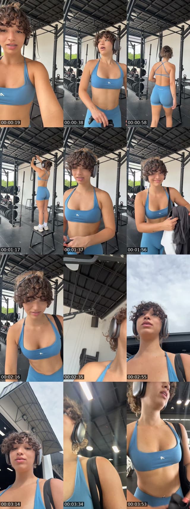 Puerto Rico TikTok live: Gym with me 🙂‍↔️ by @ciaralynnrosa