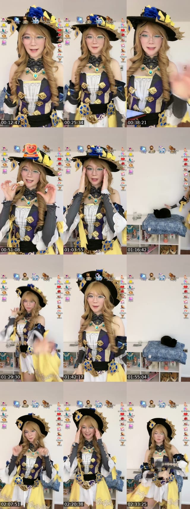 TikTok live: Navia cosplay by @ahriyumii