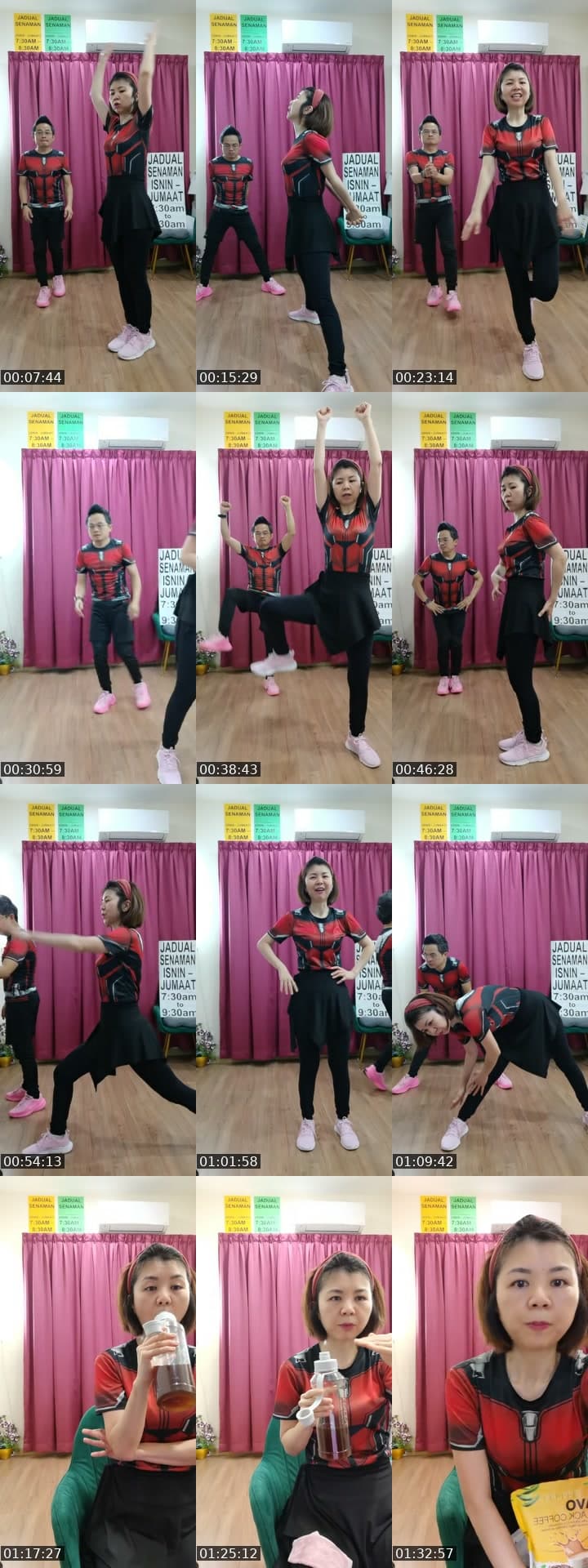 Senaman tak berlari melompat 💃